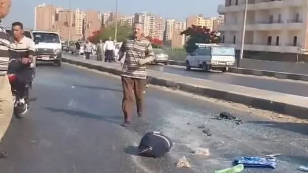 ثورة الميكروباصات على الطريق الزراعي في القليوبية ثورة الميكروباصات على الطريق الزراعي في القليوبية