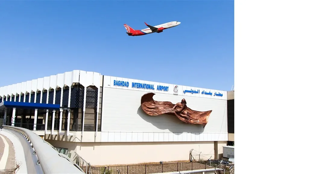 اشتعال النيران في طائرة متجهة من مطار بغداد إلى لبنان اشتعال النيران في طائرة متجهة من مطار بغداد إلى لبنان