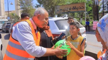 140 حديقة ومنتزه تستضيف الزوار في أسوان خلال اليوم الرابع من العيد