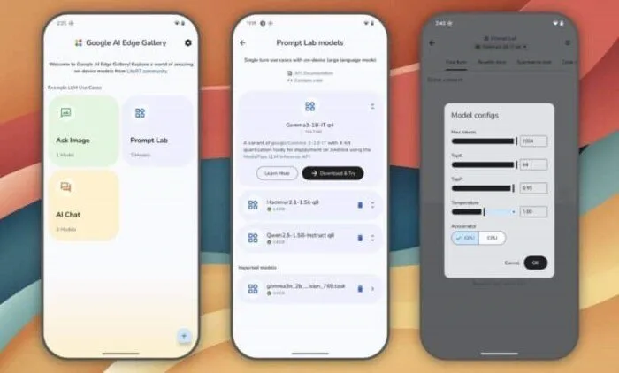 جوجل تطلق تطبيق AI Edge Gallery لتشغيل نماذج الذكاء الاصطناعي بدون اتصال بالإنترنت جوجل تطلق تطبيق AI Edge Gallery لتشغيل نماذج الذكاء الاصطناعي بدون اتصال بالإنترنت