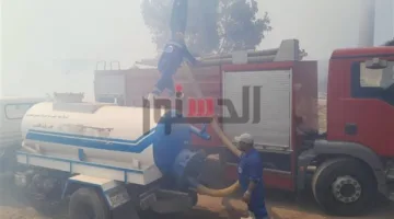 للمرة الثانية.. إخماد حريق في مخزن كتان بشبرا ملس بالغربية
