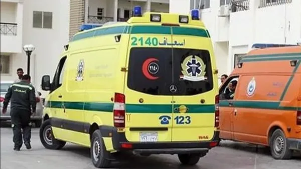 إصابة 17 فردًا في حادث انقلاب سيارة نقل على الطريق الصحراوي في المنيا