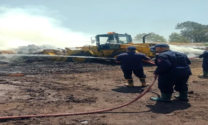 محافظ الغربية يعلن إطفاء حريق شونة الكتان في شبراملس بالكامل. محافظ الغربية يعلن إطفاء حريق شونة الكتان في شبراملس بالكامل.