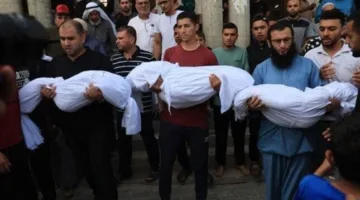 استشهاد 13 فلسطينياً جراء غارة إسرائيلية على خان يونس