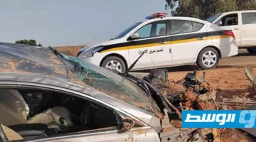 شخص يتوفى نتيجة انقلاب سيارة في جنوب هراوة