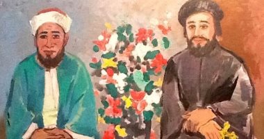 شاهد كيف جسد محمد عبلة الوحدة الوطنية فى عيد الأضحى بـ لوحته