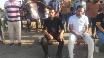 محافظ الدقهلية يعزي في استشهاد البطل خالد عبد العال، شهيد الشجاعة.. صور
