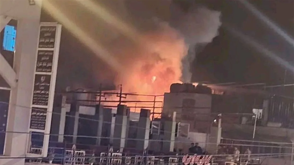 نشوب حريق في مطعم بمدينة بابل نشوب حريق في مطعم بمدينة بابل