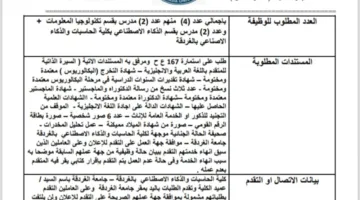 فرص عمل أكاديمية.. جامعة الغردقة تعلن عن شاغر لأعضاء هيئة التدريس في 13 تخصصاً.. تقدم بطلبك الآن