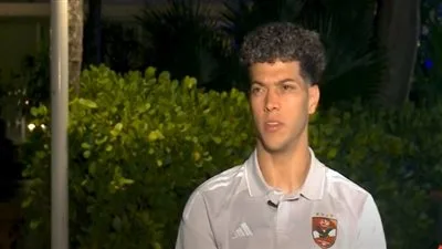 إمام عاشور: جماهير الأهلي وراء تألقي ولا أهاب جماهير الزمالك.. احتفالي بالبلونة كان عفوي وأطمح للاحتراف في الدوري الإنجليزي. إمام عاشور: جماهير الأهلي وراء تألقي ولا أهاب جماهير الزمالك.. احتفالي بالبلونة كان عفوي وأطمح للاحتراف في الدوري الإنجليزي.