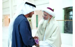 رئيس الدولة يستقبل قائد طائفة البهرة