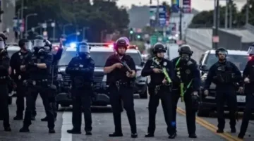 ترامب يرسل قوات المارينز وآلاف من الحرس الوطني إلى شوارع لوس أنجلوس لوقف الاحتجاجات المتزايدة.