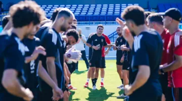 صور من تدريب الأهلي صباحاً في أمريكا تحضيراً لافتتاح كأس العالم للأندية