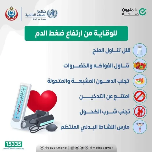 القاتل الخفي: 6 خطوات لحماية نفسك من ارتفاع ضغط الدم القاتل الخفي: 6 خطوات لحماية نفسك من ارتفاع ضغط الدم