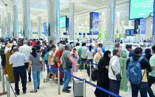 مطار دبي الدولي يستمر في الريادة بين مطارات العالم خلال يونيو مطار دبي الدولي يستمر في الريادة بين مطارات العالم خلال يونيو