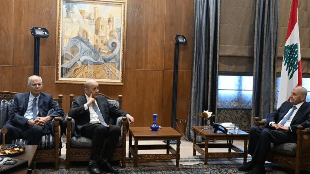 بري يجتمع بلودريان: دعم لبنان في مواجهة المؤامرة على القوات الدولية بري يجتمع بلودريان: دعم لبنان في مواجهة المؤامرة على القوات الدولية