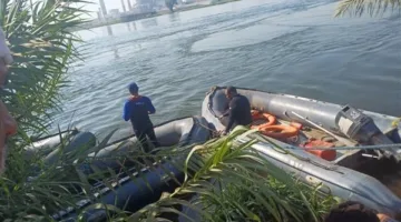 فِرَق الإنقاذ في أسيوط تكتشف سيدة من ضحايا حادث التروسيكل الغارق في النيل بمركز القوصية