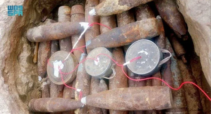 مسام يزيل (1139) لغمًا في اليمن خلال أسبوع مسام يزيل (1139) لغمًا في اليمن خلال أسبوع