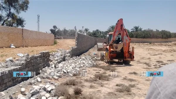 حملات شاملة لإزالة انتهاكات البناء في برج العرب حملات شاملة لإزالة انتهاكات البناء في برج العرب