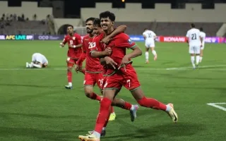 عمان تقترب من التأهل الآسيوي بتعادلها مع فلسطين عمان تقترب من التأهل الآسيوي بتعادلها مع فلسطين