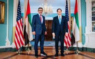 عبدالله بن زايد يجتمع بوزير الخارجية الأمريكي لمناقشة العلاقات الاستراتيجية والتطورات في المنطقة. عبدالله بن زايد يجتمع بوزير الخارجية الأمريكي لمناقشة العلاقات الاستراتيجية والتطورات في المنطقة.