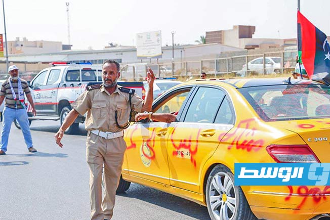 قافلة الصمود تصل العاصمة طرابلس، 11 يونيو 2025. (مديرية أمن طرابلس)