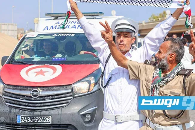 شاهد.. طرابلس ترحب بـ “قافلة الثبات” شاهد.. طرابلس ترحب بـ “قافلة الثبات”