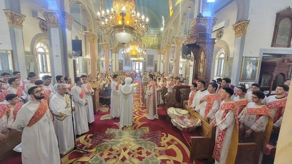 الأنبا تيموثاوس، أسقف الزقازيق ومنيا القمح، يرفع صلوات قداسين لطلاب الثانوية العامة. الأنبا تيموثاوس، أسقف الزقازيق ومنيا القمح، يرفع صلوات قداسين لطلاب الثانوية العامة.