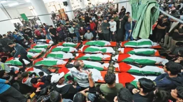 استشهاد 61 فلسطينيًا جراء غارات الاحتلال على غزة منذ صباح اليوم