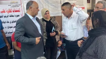 سكرتير عام محافظة الجيزة يقوم بزيارة مراكز التكنولوجيا في المحافظة