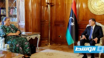 تيتيه يُطلع الدبيبة على دعوة ليبيا لعقد اجتماع لجنة متابعة عملية برلين.