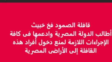 “فخ ماكر”.. “الباز” يدعو لحظر دخول “قافلة الصمود” إلى مصر
