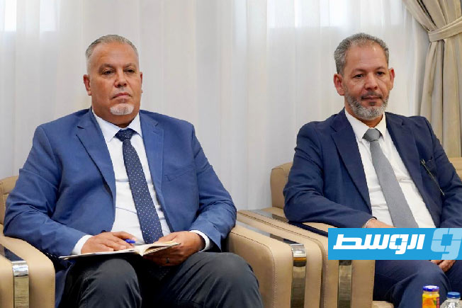 لقاء العابد مع مدير المركز الدولي لتطوير سياسات الهجرة فيكتور ماكاي، الأربعاء 11 يونيو 2025. (وزارة العمل والتأهيل)