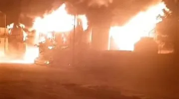 إصابة أب واثنين من أبنائه جراء انفجار أسطوانة غاز في قرية بني برزة بقنا