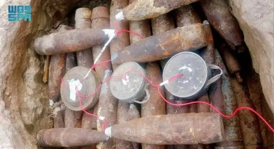 مبادرة مركز الملك سلمان للإغاثة ‘مسام’ تقوم بإزالة 1139 لغمًا في اليمن خلال أسبوع مبادرة مركز الملك سلمان للإغاثة ‘مسام’ تقوم بإزالة 1139 لغمًا في اليمن خلال أسبوع