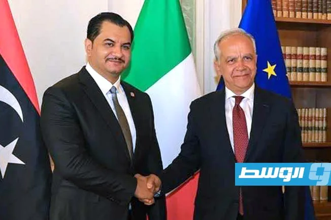 صدام حفتر يناقش في روما تعزيز التعاون الأمني لمكافحة الهجرة. صدام حفتر يناقش في روما تعزيز التعاون الأمني لمكافحة الهجرة.