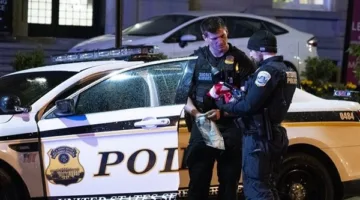 احتجاز أكثر من 30 فردًا أثناء الاحتجاجات في واشنطن