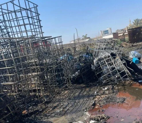 إخماد حريق كبير في مخزن بلاستيك غير مرخص بالخانكة دون تسجيل إصابات إخماد حريق كبير في مخزن بلاستيك غير مرخص بالخانكة دون تسجيل إصابات