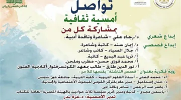 المجلس الأعلى للثقافة ينظم فعالية تواصل يوم الأربعاء المقبل