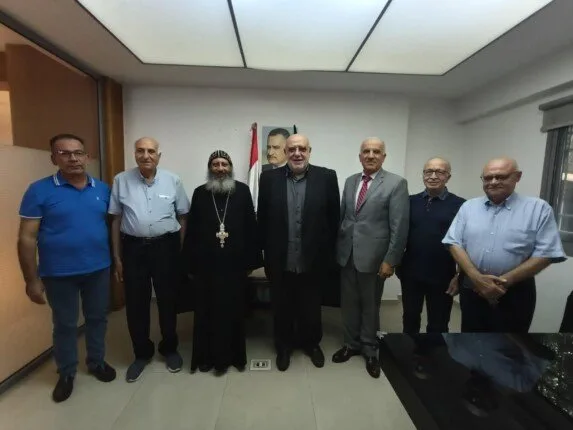«حركة المستقلين الناصريين» ترحب برئيس الكنيسة القبطية الأرثوذكسية في لبنان «حركة المستقلين الناصريين» ترحب برئيس الكنيسة القبطية الأرثوذكسية في لبنان