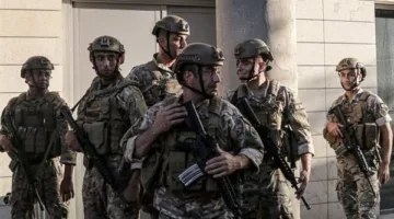 الجيش يتفقد أحد المباني في الضاحية
