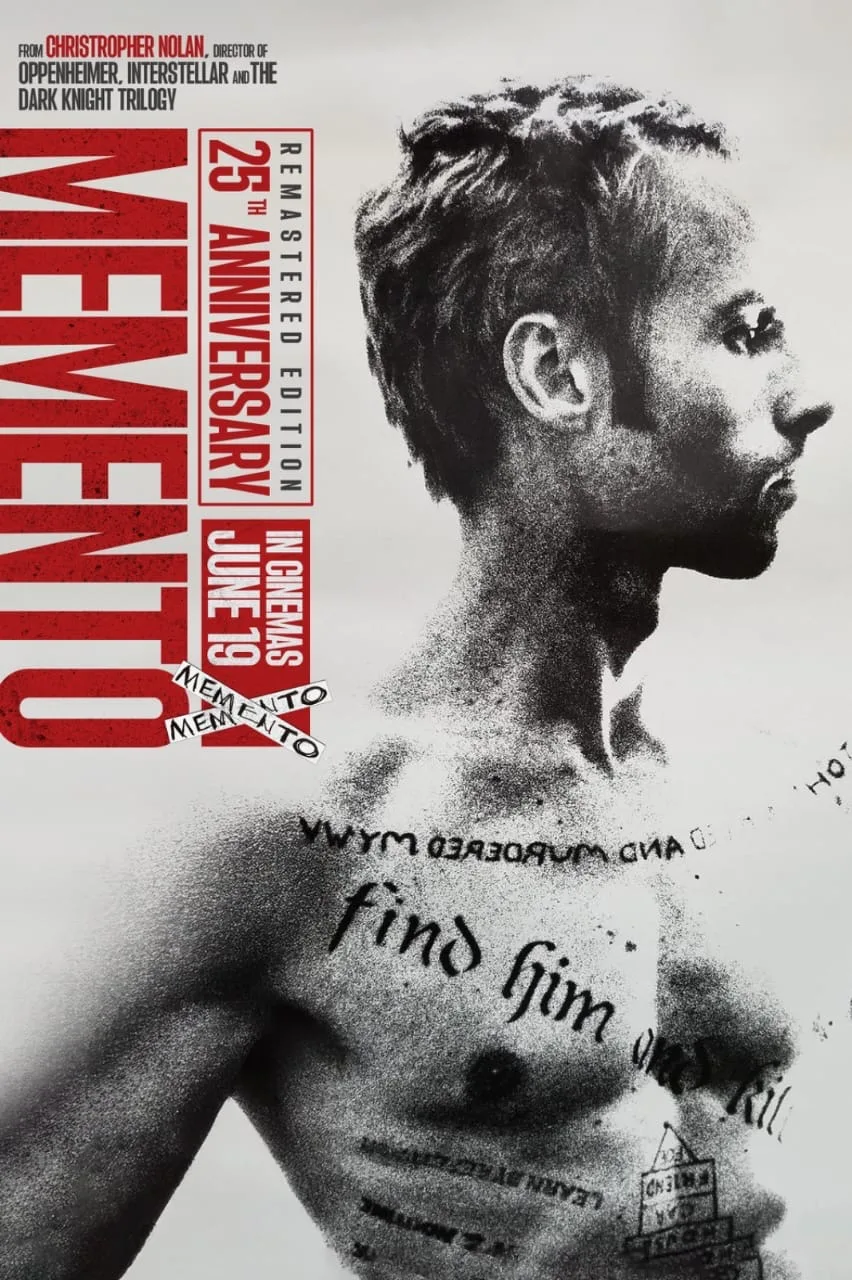 عرض فيلم “Memento” للمخرج كريستوفر نولان في دور السينما السعودية عرض فيلم “Memento” للمخرج كريستوفر نولان في دور السينما السعودية