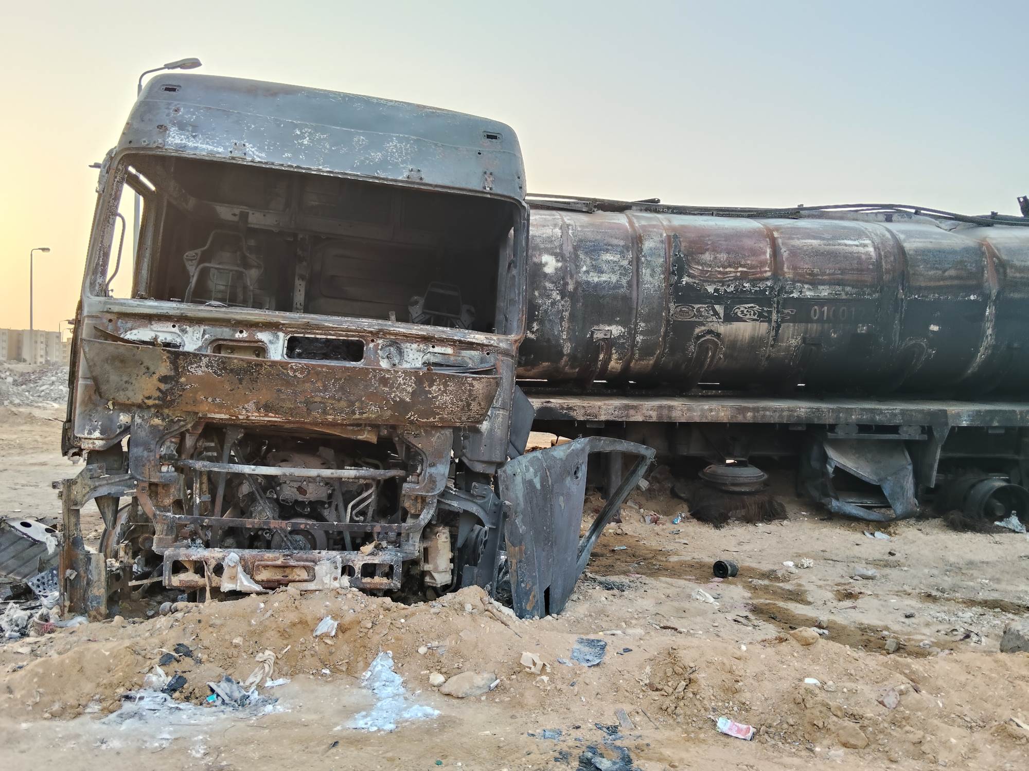سيارة الوقود المتفحمة