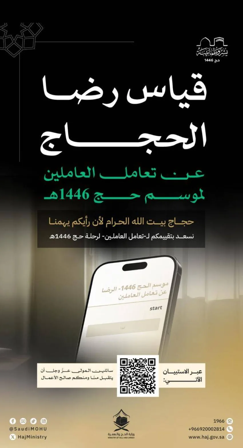 الحج يقيّم رضا الحجاج عن تجربتهم أثناء أداء الشعائر. الحج يقيّم رضا الحجاج عن تجربتهم أثناء أداء الشعائر.