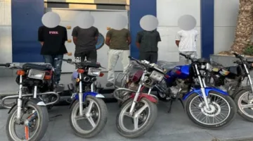 إلقاء القبض على 5 أفراد قاموا بعرض مهاراتهم على دراجات نارية في طريق “مصر – إسكندرية الزراعي” بالقليوبية.