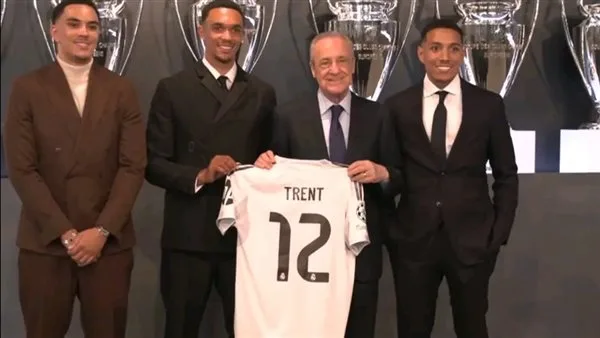 أرنولد ينضم رسميًا إلى ريال مدريد: ألونسو يكشف عن تشكيلة الملكي في مونديال الأندية أرنولد ينضم رسميًا إلى ريال مدريد: ألونسو يكشف عن تشكيلة الملكي في مونديال الأندية