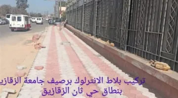 استمرار تنفيذ المشاريع الخدمية والتنموية في حي ثان الزقازيق بمحافظة الشرقية
