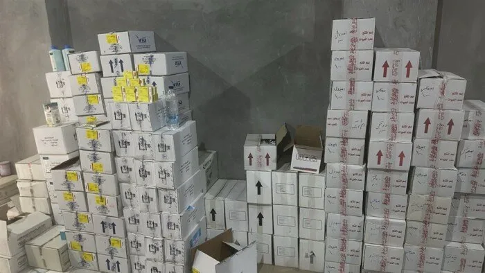 إحباط عملية تصنيع أدوية بيطرية بعلامات زائفة في المنوفية إحباط عملية تصنيع أدوية بيطرية بعلامات زائفة في المنوفية