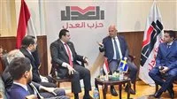 حزب العدل يلتقي بالسفير السويدي لتعزيز التعاون بين الأحزاب في مصر والسويد حزب العدل يلتقي بالسفير السويدي لتعزيز التعاون بين الأحزاب في مصر والسويد