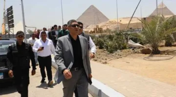 محافظ الجيزة يراقب التحضيرات حول مطار سفنكس والطرق المؤدية إلى المتحف المصري الكبير